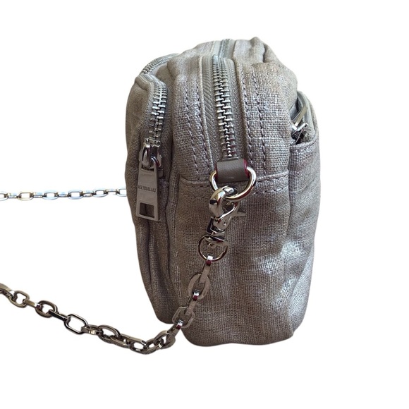 MZ Wallace Glazed Metallic Linen Chain Crossbody Bag - Picture 7 of 11